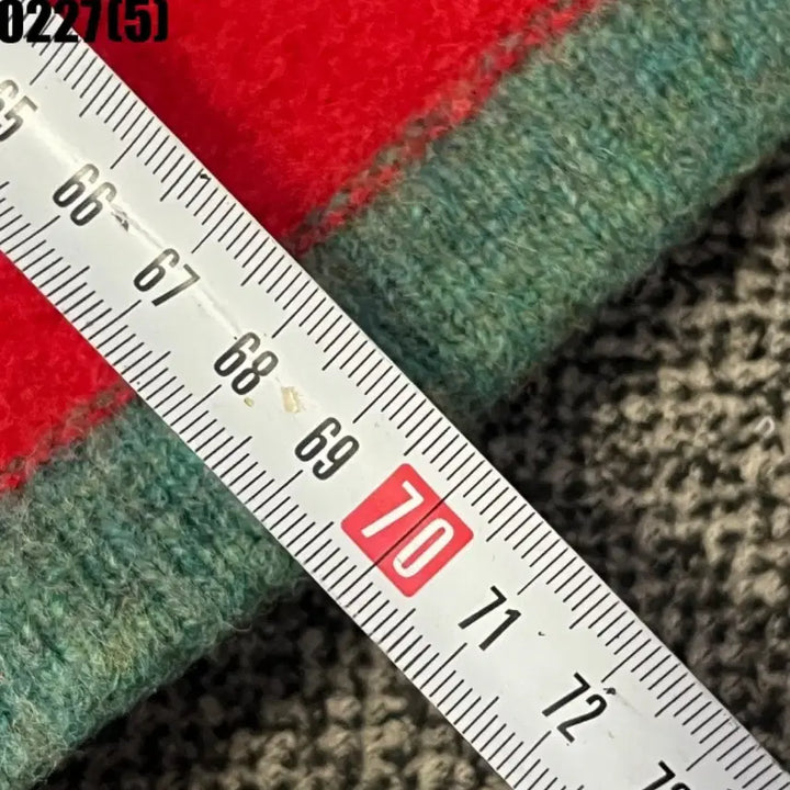 [BUNJANG] Red Wool Zip-up Jacket / 빨강색 울 집업 자켓