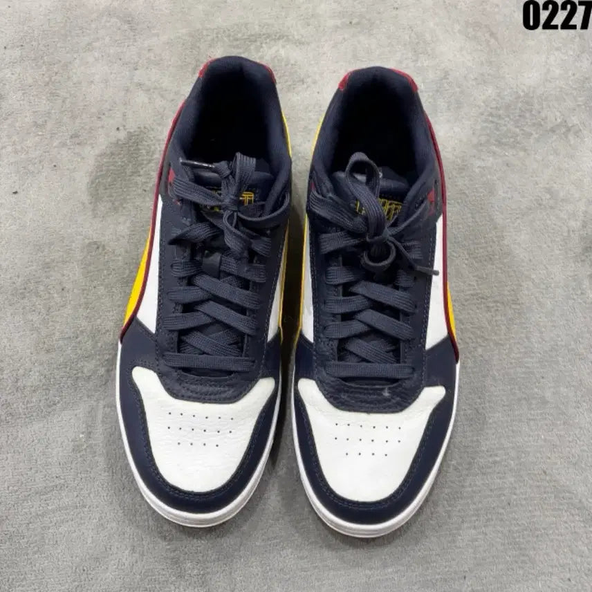 [BUNJANG] Puma Sneakers Navy/Yellow/Red / 푸마 운동화 네이비/옐로우/레드