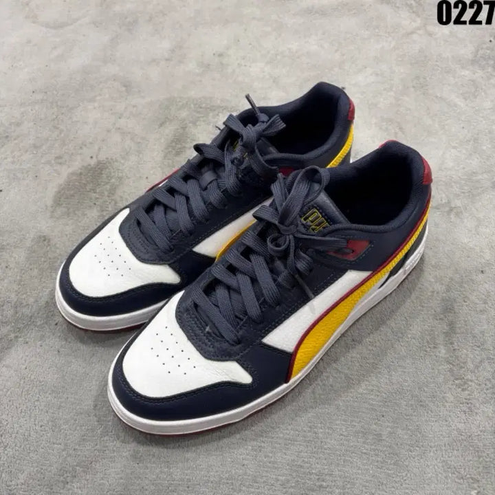 [BUNJANG] Puma Sneakers Navy/Yellow/Red / 푸마 운동화 네이비/옐로우/레드