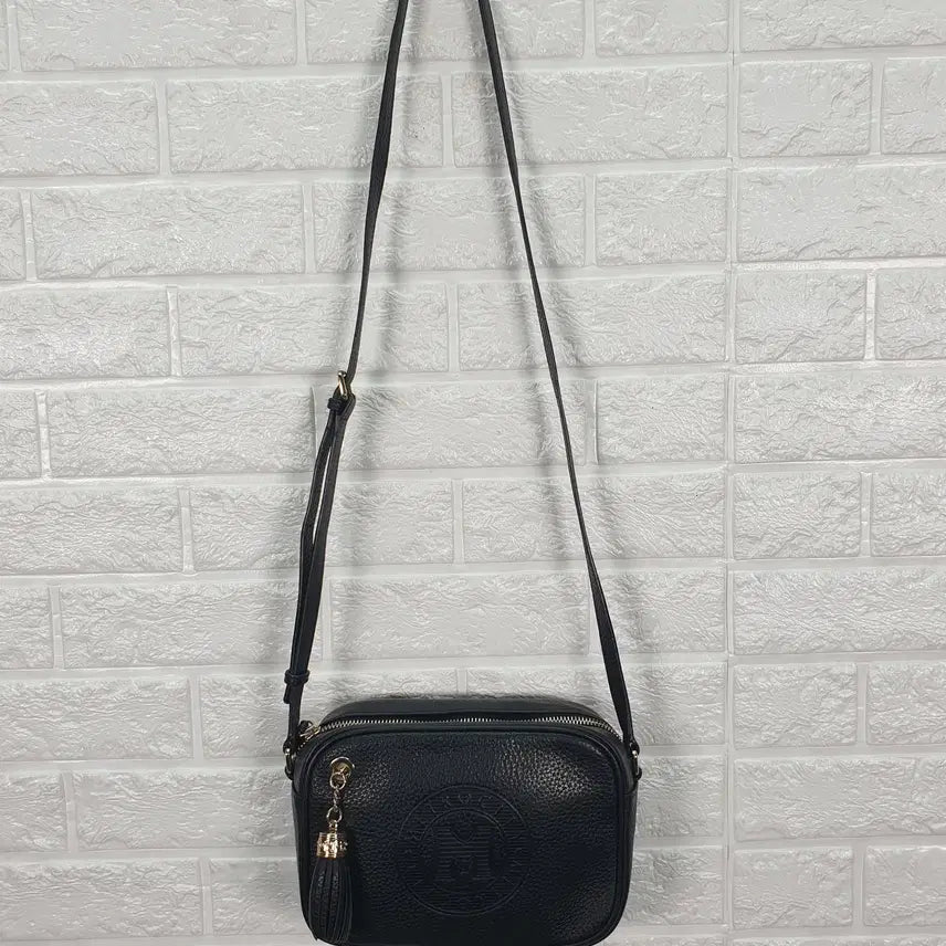 [BUNJANG] Metrocity Black Tassel Camera Bag / 메트로시티 블랙 태슬 카메라백