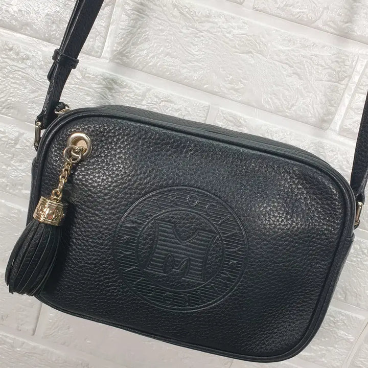 [BUNJANG] Metrocity Black Tassel Camera Bag / 메트로시티 블랙 태슬 카메라백