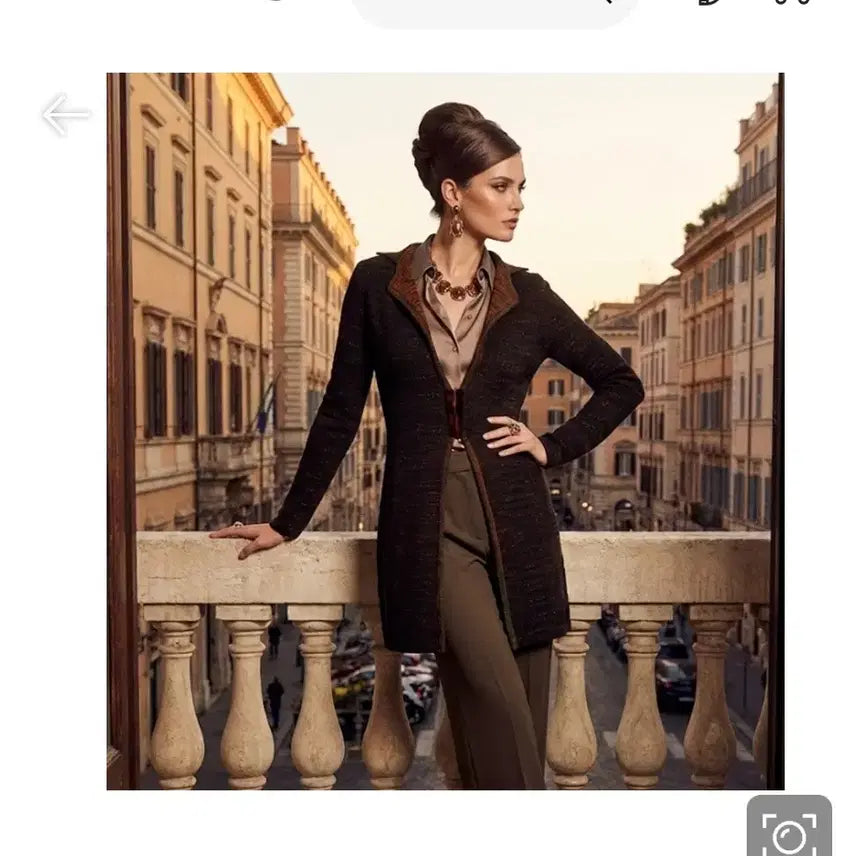 [BUNJANG] Arte Jung Ho Jin Hooded Knit Long Cardigan / Arte정호진 후드 니트 롱가디건 55 블랙브라운