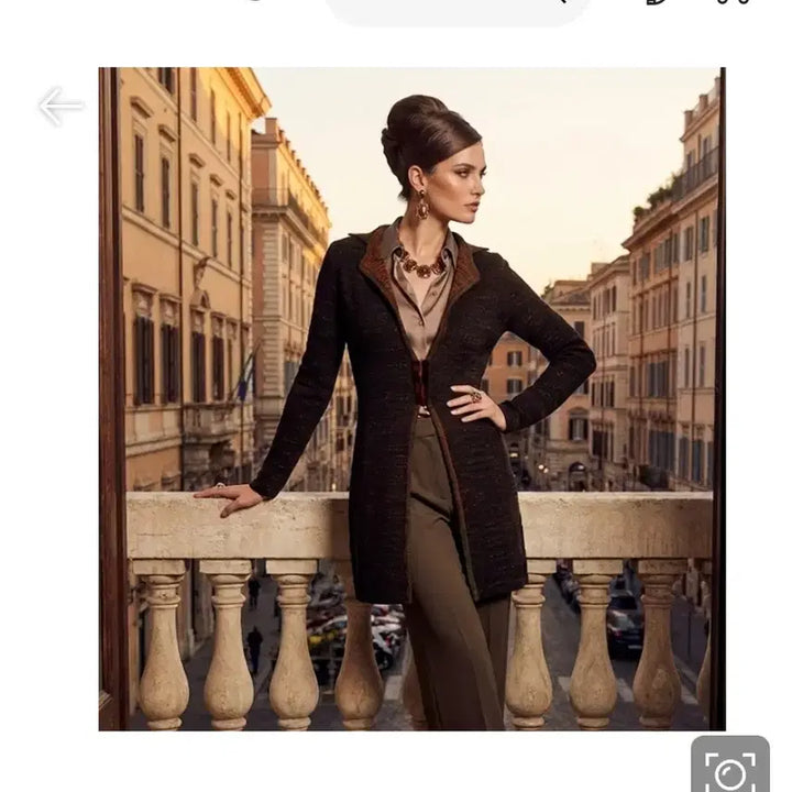 [BUNJANG] Arte Jung Ho Jin Hooded Knit Long Cardigan / Arte정호진 후드 니트 롱가디건 55 블랙브라운