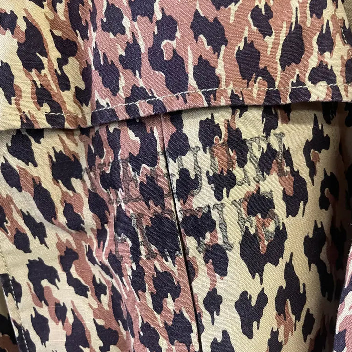 [BUNJANG] Wacko Maria Leopard Fatigue Jacket / 와코마리아 레오파드 퍼티그자켓