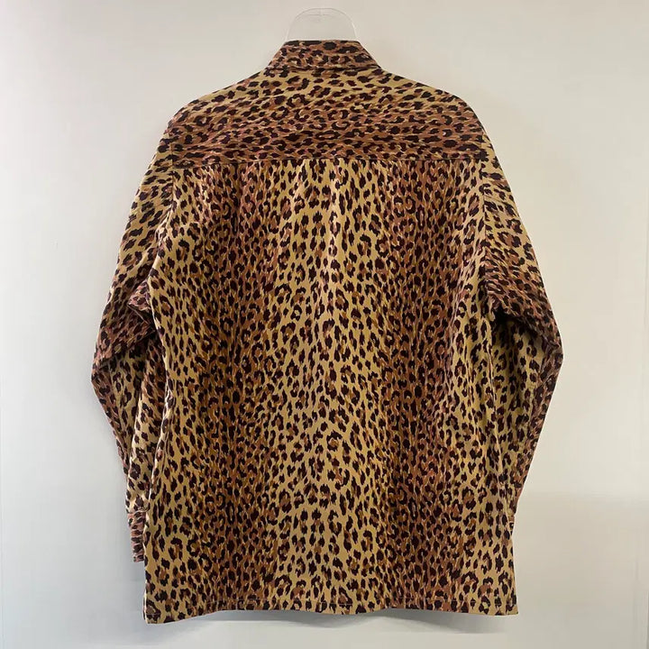 [BUNJANG] Wacko Maria Leopard Fatigue Jacket / 와코마리아 레오파드 퍼티그자켓