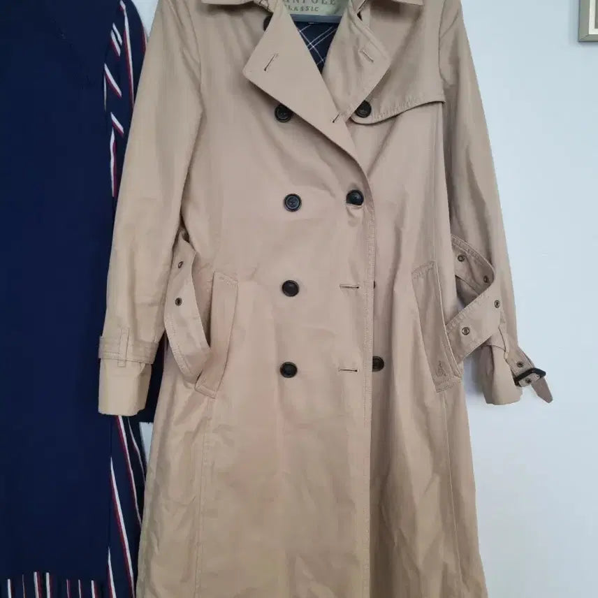 [BUNJANG] Beanpole Classic Beige Trench Coat / 빈폴 클래식 베이지 트렌치코트