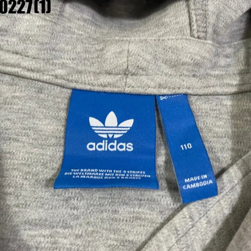 [BUNJANG] Adidas Half-Zip Hoodie 110 / 아디다스 반집업 후드티 110