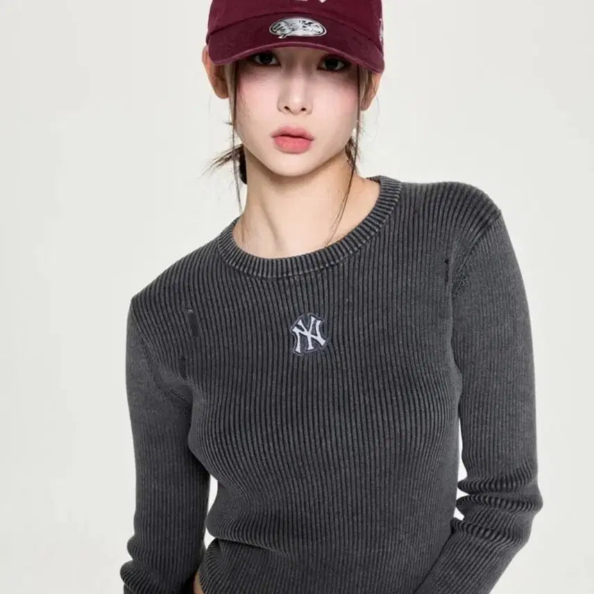 [BUNJANG] MLB Red Wine Ball Cap / (새상품) MLB 볼캡 레드와인