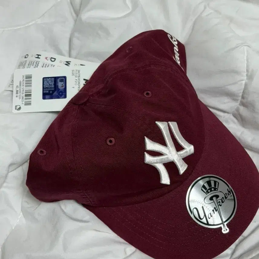 [BUNJANG] MLB Red Wine Ball Cap / (새상품) MLB 볼캡 레드와인