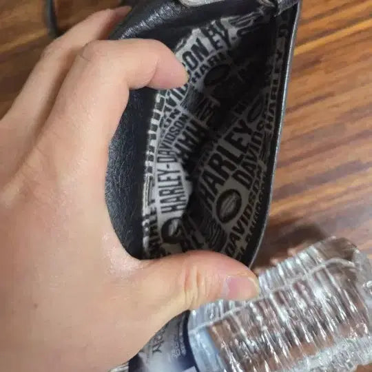 [BUNJANG] 할리데이비슨 레드 윙 가죽 크로스백 / 할리데이비슨 실버 윙 가죽 크로스백