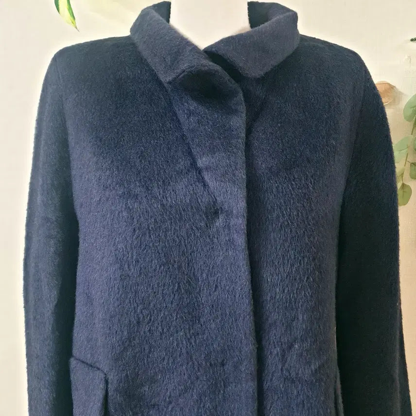 [BUNJANG] The Izzat Alpaca Coat - Blue / 더아이잗 알파카코트 66 블루