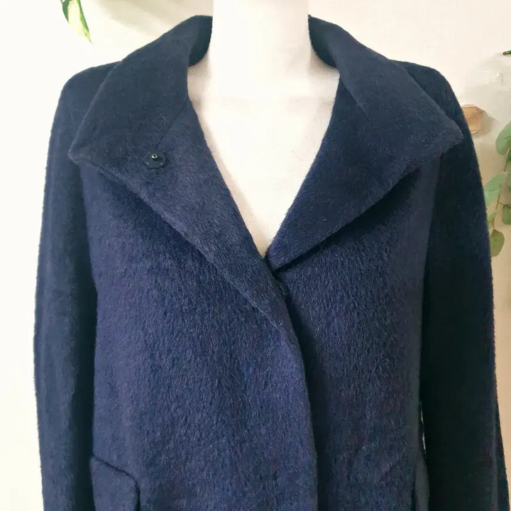 [BUNJANG] The Izzat Alpaca Coat - Blue / 더아이잗 알파카코트 66 블루