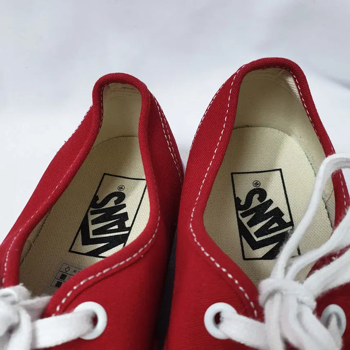 [BUNJANG] Vans Authentic Sneakers Red / 빈티지하서 240 반스 어센틱 스니커즈 레드