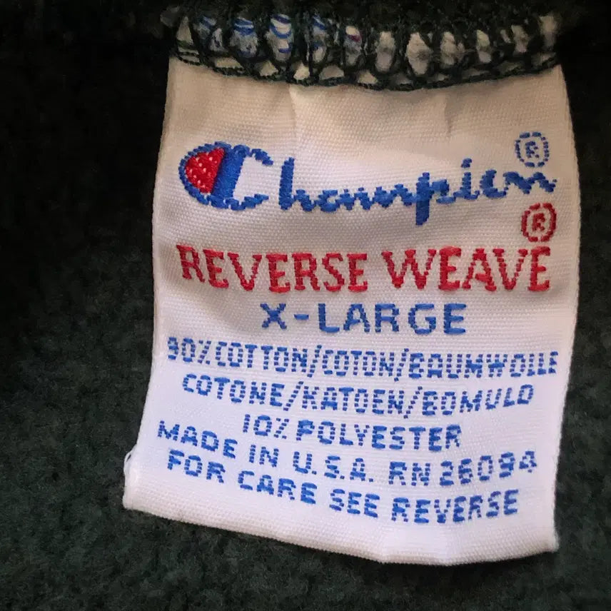 [BUNJANG] Champion Reverse Weave Vintage Sweatshirt / 90s Champion Reverse Weave USA made - XL