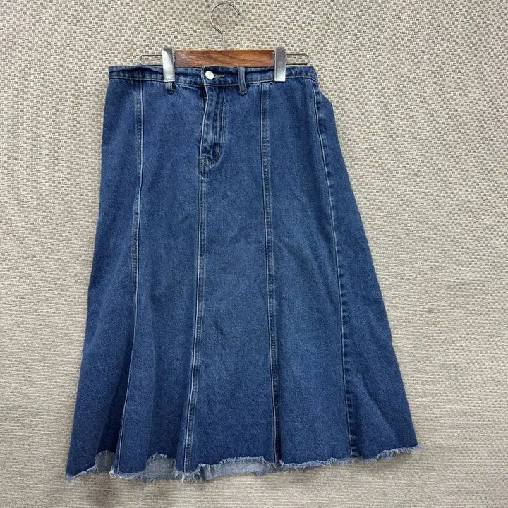 [BUNJANG] Vintage Denim Skirt - 27 inch / 빈티지 뒷밴딩 청치마 데님 스커트 27인치 M12835