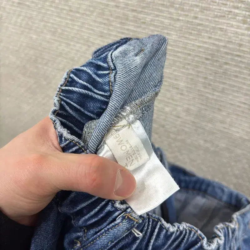 [BUNJANG] Vintage Denim Skirt - 27 inch / 빈티지 뒷밴딩 청치마 데님 스커트 27인치 M12835