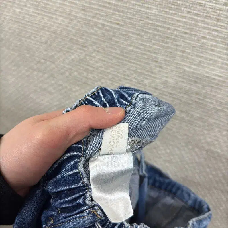 [BUNJANG] Vintage Denim Skirt - 27 inch / 빈티지 뒷밴딩 청치마 데님 스커트 27인치 M12835