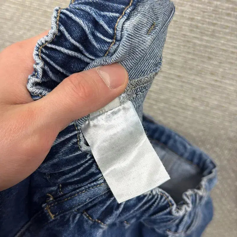 [BUNJANG] Vintage Denim Skirt - 27 inch / 빈티지 뒷밴딩 청치마 데님 스커트 27인치 M12835