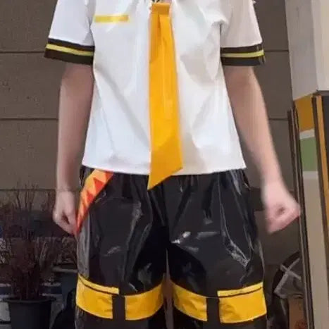 [BUNJANG] Vocaloid Kagamine Rin Cosplay Full Set / 보컬로이드 카가미네 린 코스프레 풀셋