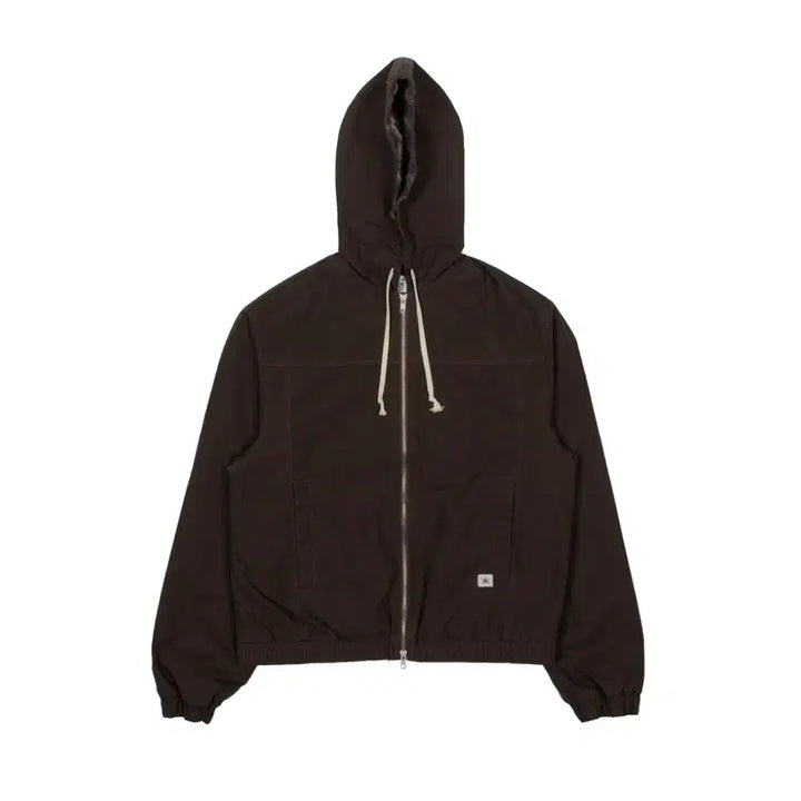 [BUNJANG] The Coldest Moment Mini Logo Active Jacket Brown (S) / 더콜디스트모먼트 미니 로고 엑티브 자켓 브라운s