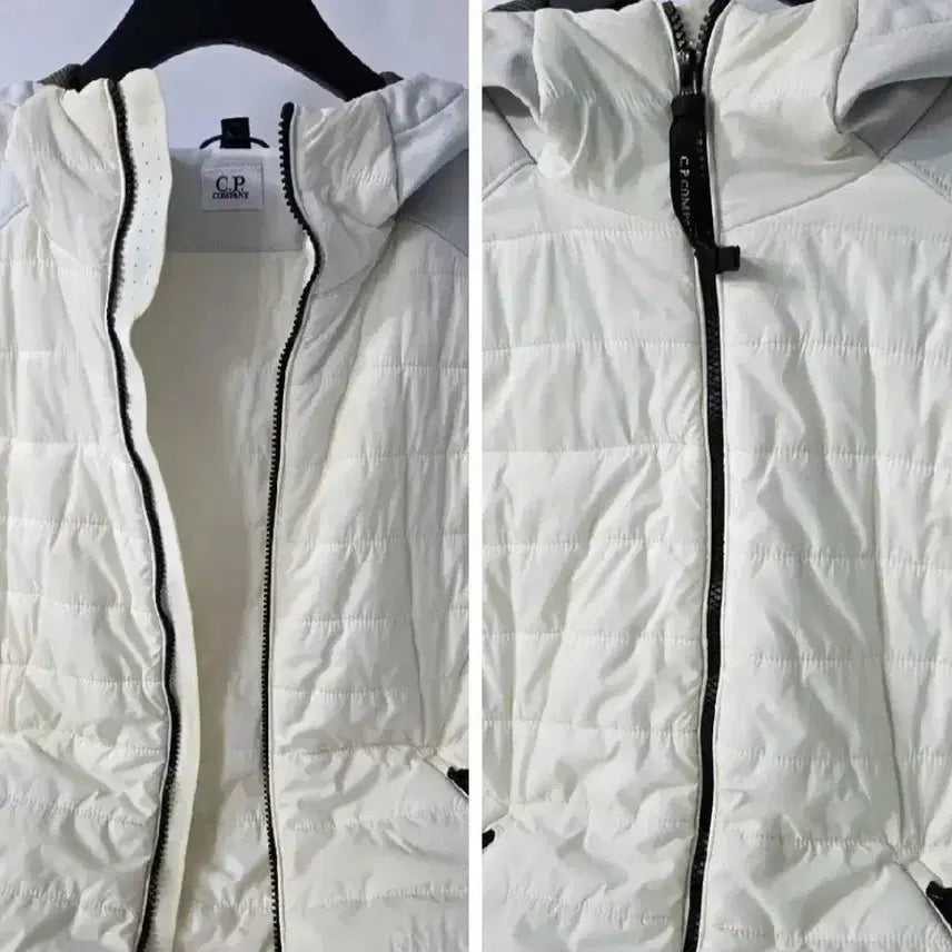 [BUNJANG] C.P. Company White Padded Vest / 씨피컴퍼니 화이트 패딩 조끼