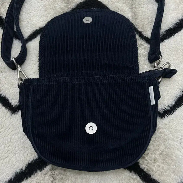 [BUNJANG] Kangol Mini Corduroy Crossbody Bag / 캉골 미니 코듀로이 크로스백/네이비