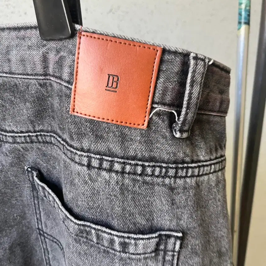 [BUNJANG] Dimitri Black Wide Cargo Black Denim Pants / 디미트리블랙 와이드 카고 흑청데님