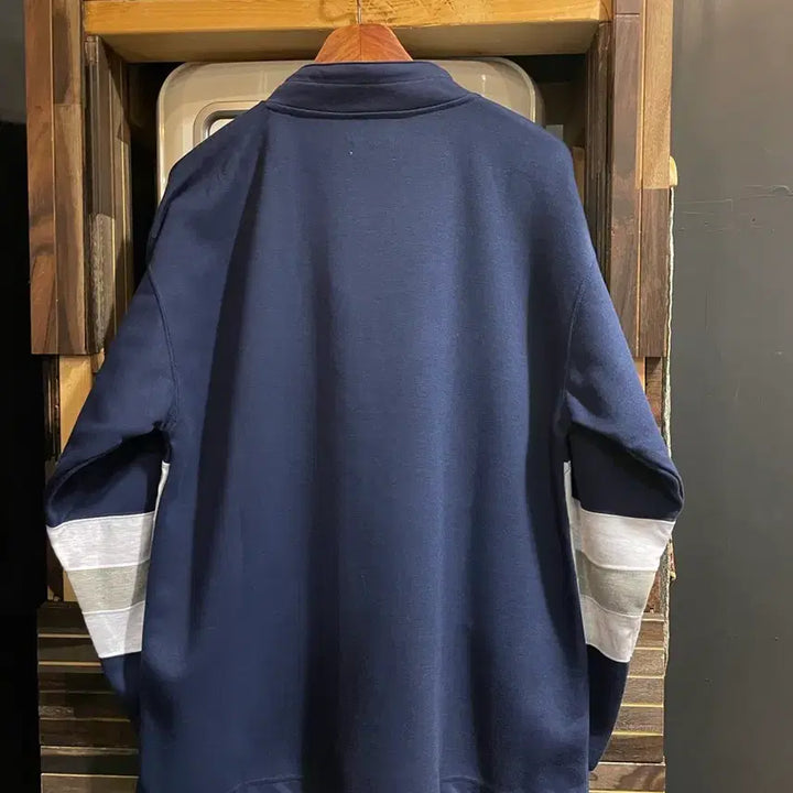 [BUNJANG] BOS Coffee Half-Zip Sweatshirt / 보스커피 반집업