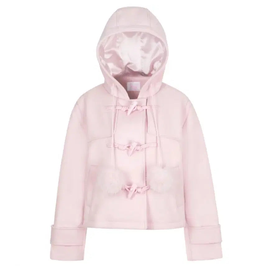 [BUNJANG] Aidaeng Pom-Pom Coat / 아이당 폼폼 코트