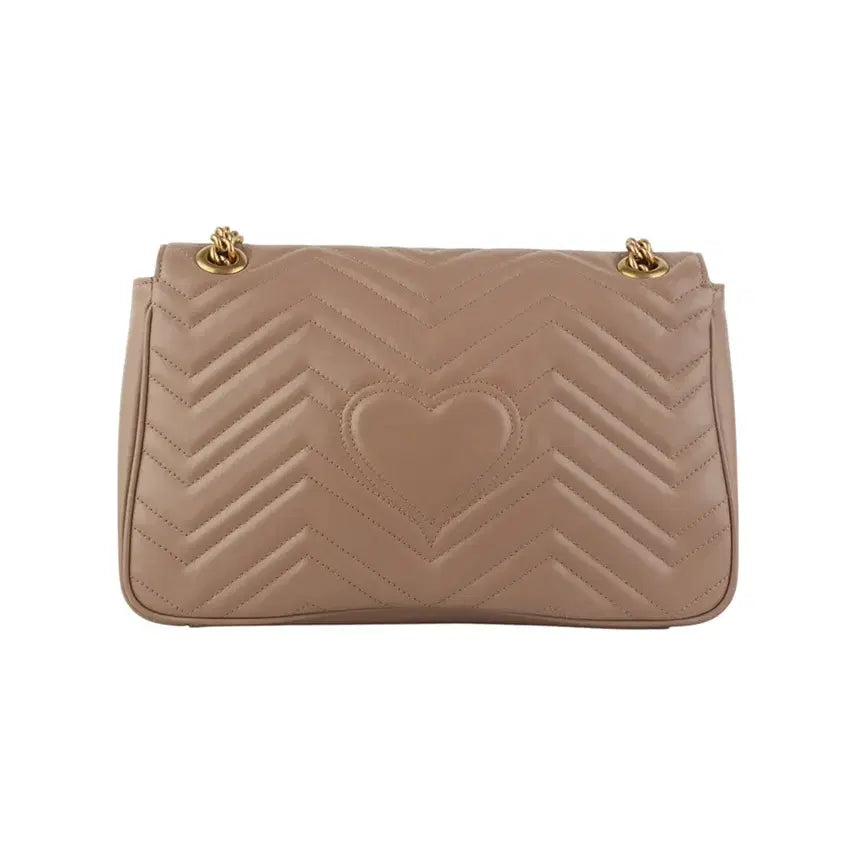 [BUNJANG] Gucci GG Marmont Matelassé Medium Shoulder Bag / 구찌 443496 GG 마몽 마틀라세 미듐 숄더백36711K-1