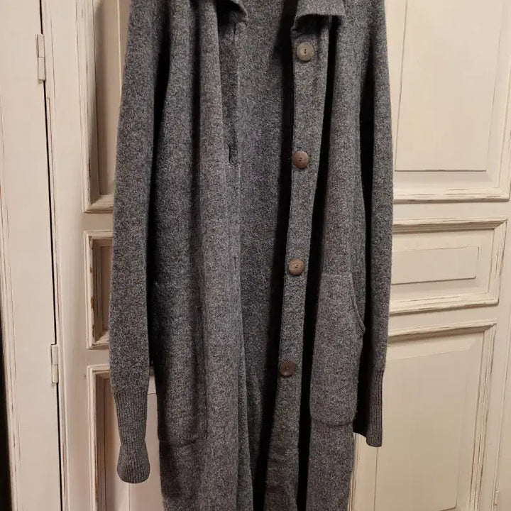 [BUNJANG] Theory Mohair Long Cardigan / 띠어리 모 롱 가디건 사이즈 프리