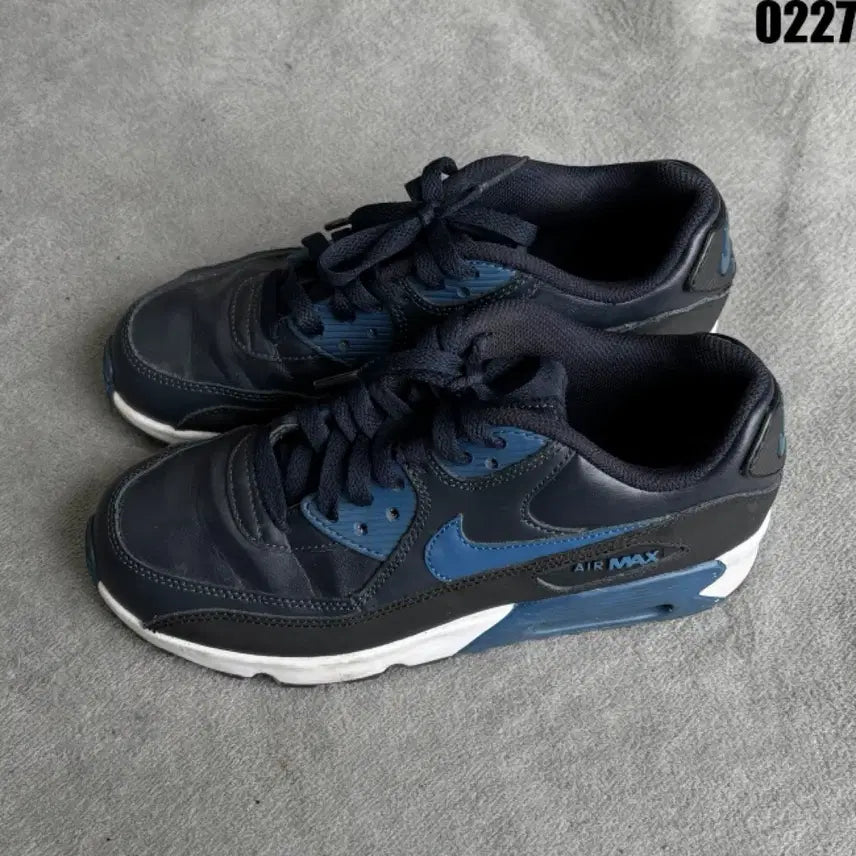 [BUNJANG] Nike Air Max 90 Navy/Blue Sneakers / 나이키 에어맥스90 네이비/블루 운동화