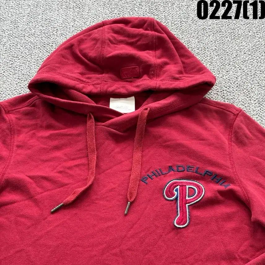 [BUNJANG] MLB Philadelphia Red Baseball Hoodie S / MLB 레드 야구 후드티 S