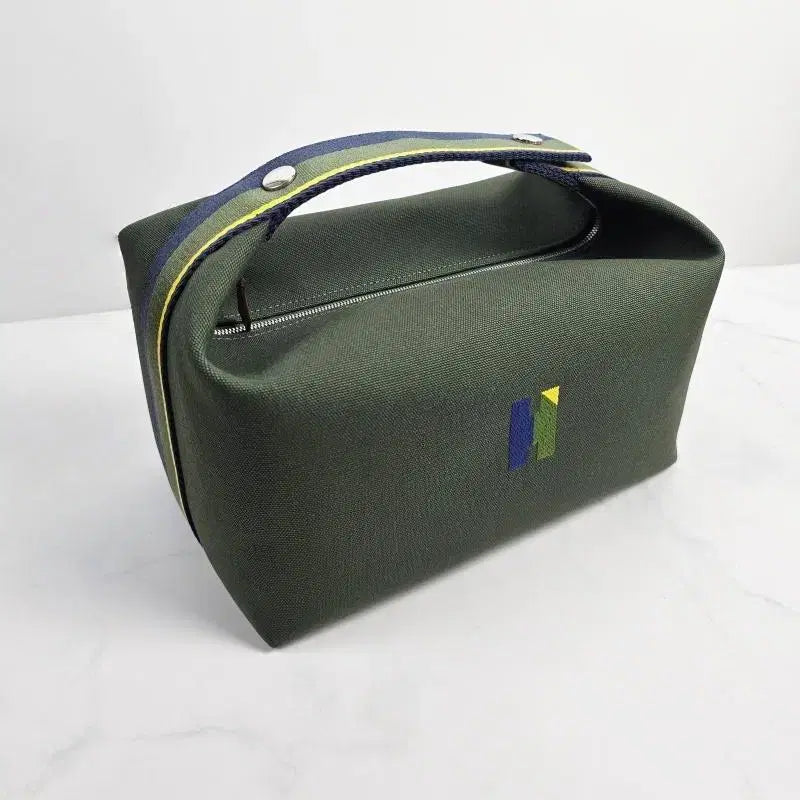 [BUNJANG] Hermès Large Model Pouch Khaki Case / 에르메스 케이스 라지 모델 파우치 카키 H104347M 03