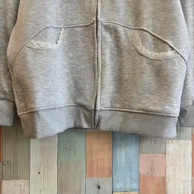 [BUNJANG] Loose Fit Hooded Zip-Up / 레이스포인트 루즈핏 후드집업