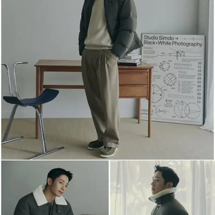 [BUNJANG] Mind Bridge Jung Haein Boa Fur Padded Jacket (M) / 마인드브릿지 보아퍼 패딩 정해인 자켓 M사이즈