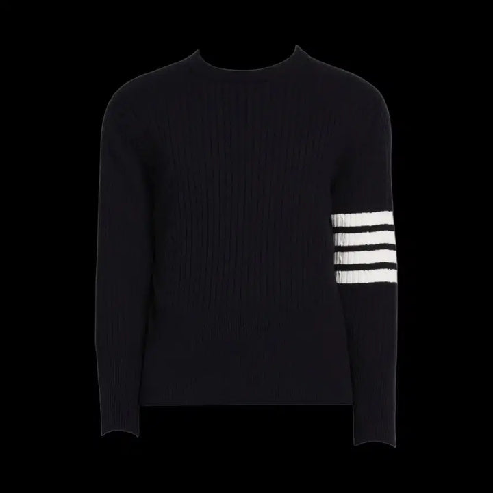 [BUNJANG] Thom Browne Cable Knit Sweater / 톰브라운 블랙 케이블 니트 새상품 팝니다