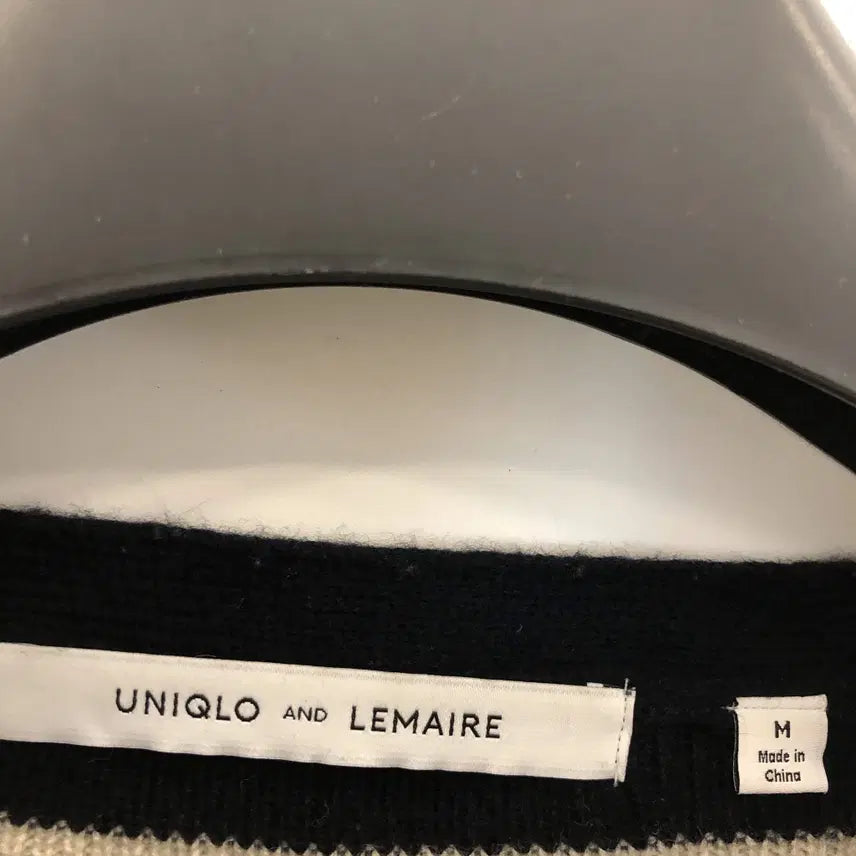 [BUNJANG] Uniqlo x Lemaire Cashmere Boat Neck Knit Sweater / 유니클로 르메르 캐시미어 보트넥니트 M