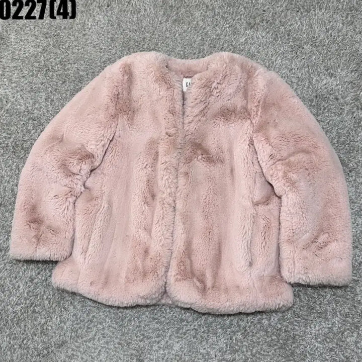 [BUNJANG] GAP Pink Fur Jacket (Size S) / GAP 갭 핑크 퍼 자켓 s