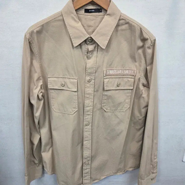 [SOLD OUT] 에비수 빈티지 자수로고 아우터형 셔츠긴팔 100 105