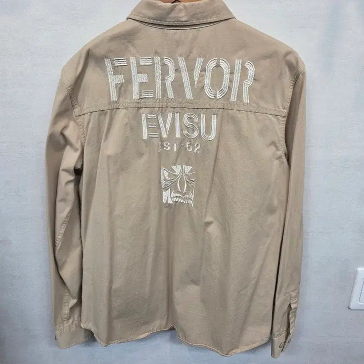 [SOLD OUT] 에비수 빈티지 자수로고 아우터형 셔츠긴팔 100 105
