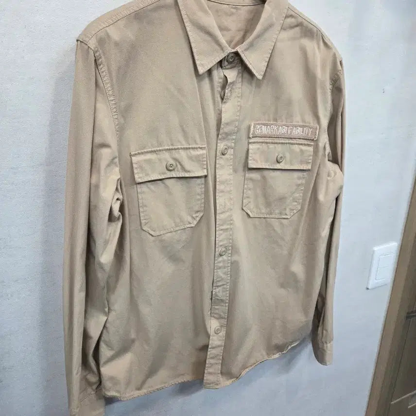 [SOLD OUT] 에비수 빈티지 자수로고 아우터형 셔츠긴팔 100 105