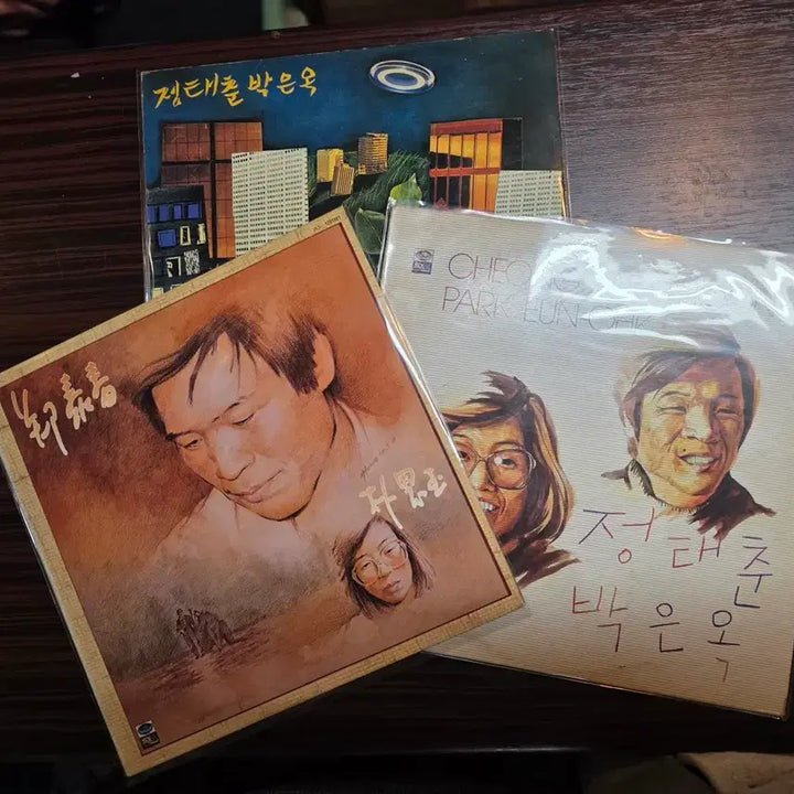 [BUNJANG] Jeong Tae-choon & Park Eun-ok LP Record Bundle Set / (개별,일괄)정태춘 박은옥 LP 레코드판 3장