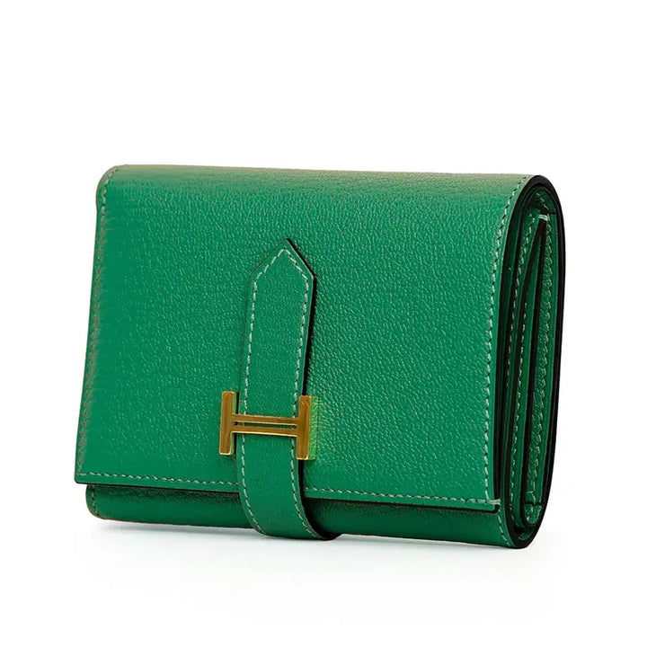 [BUNJANG] Hermès Bearn Tri-Fold Wallet / [중고명품] 에르메스 베안 3단지갑 멘테 W각인