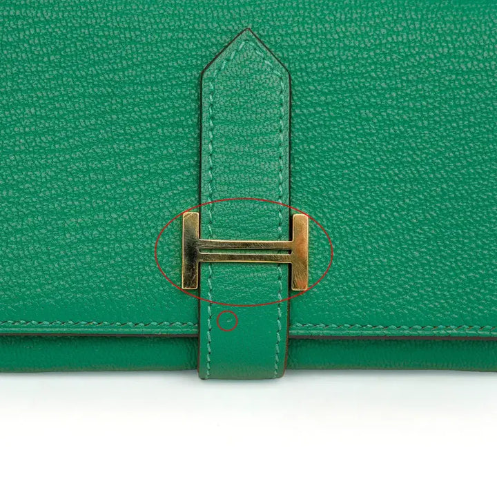 [BUNJANG] Hermès Bearn Tri-Fold Wallet / [중고명품] 에르메스 베안 3단지갑 멘테 W각인