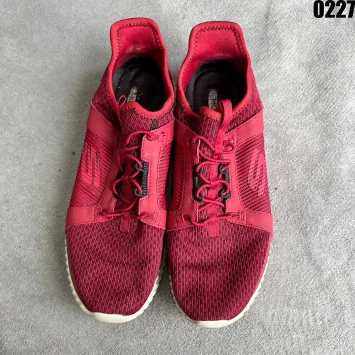 [BUNJANG] Red Mesh Sneakers / 레드 메쉬 운동화 스니커즈