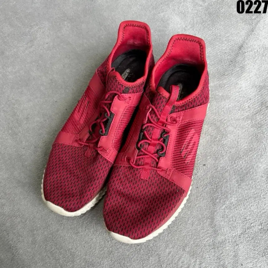 [BUNJANG] Red Mesh Sneakers / 레드 메쉬 운동화 스니커즈