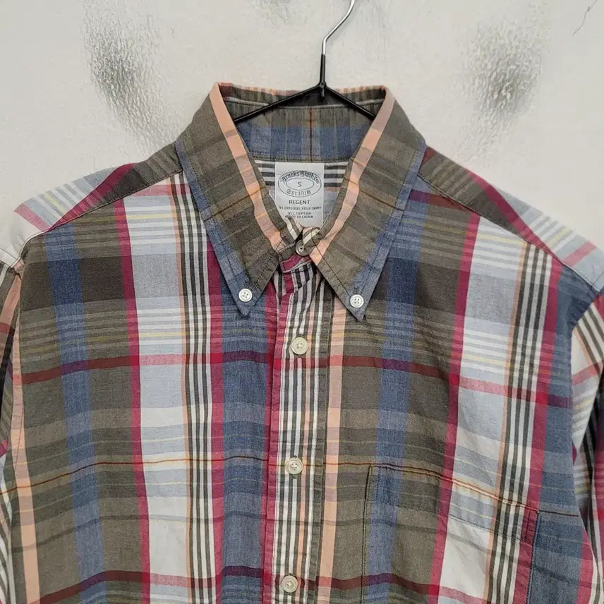 [BUNJANG] Brooks Brothers Checked Shirt / [90~95/S~M] 브룩스브라더스 체크 셔츠