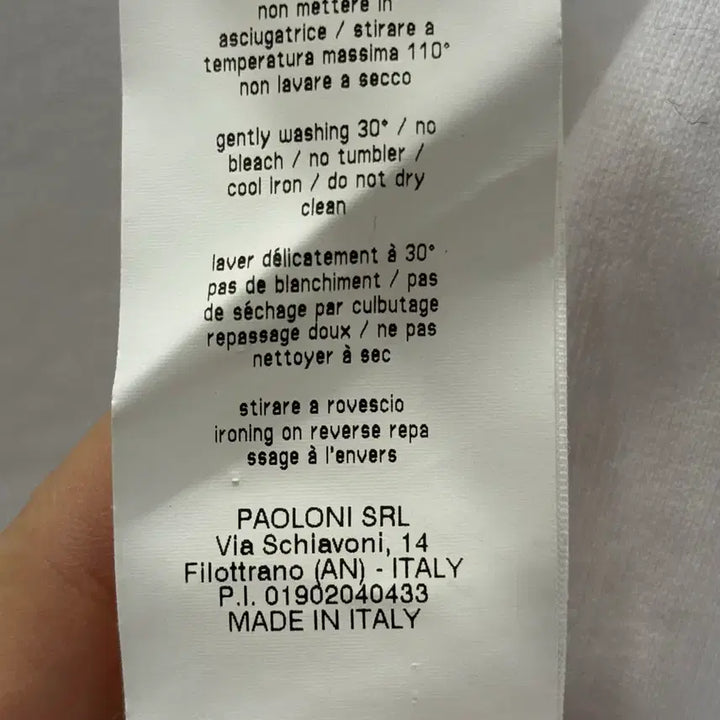 [BUNJANG] MSGM White Crop Sweatshirt XS / MSGM 화이트 크롭 맨투맨 XS