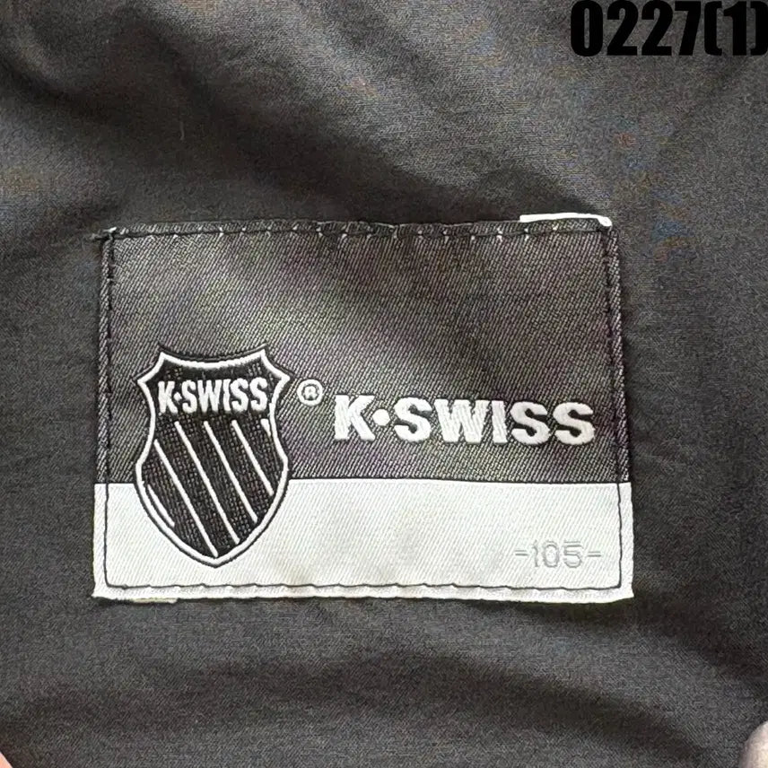 [BUNJANG] K-Swiss Black Track Jacket - Size 105 / 케이스위스 블랙 트랙 자켓 105